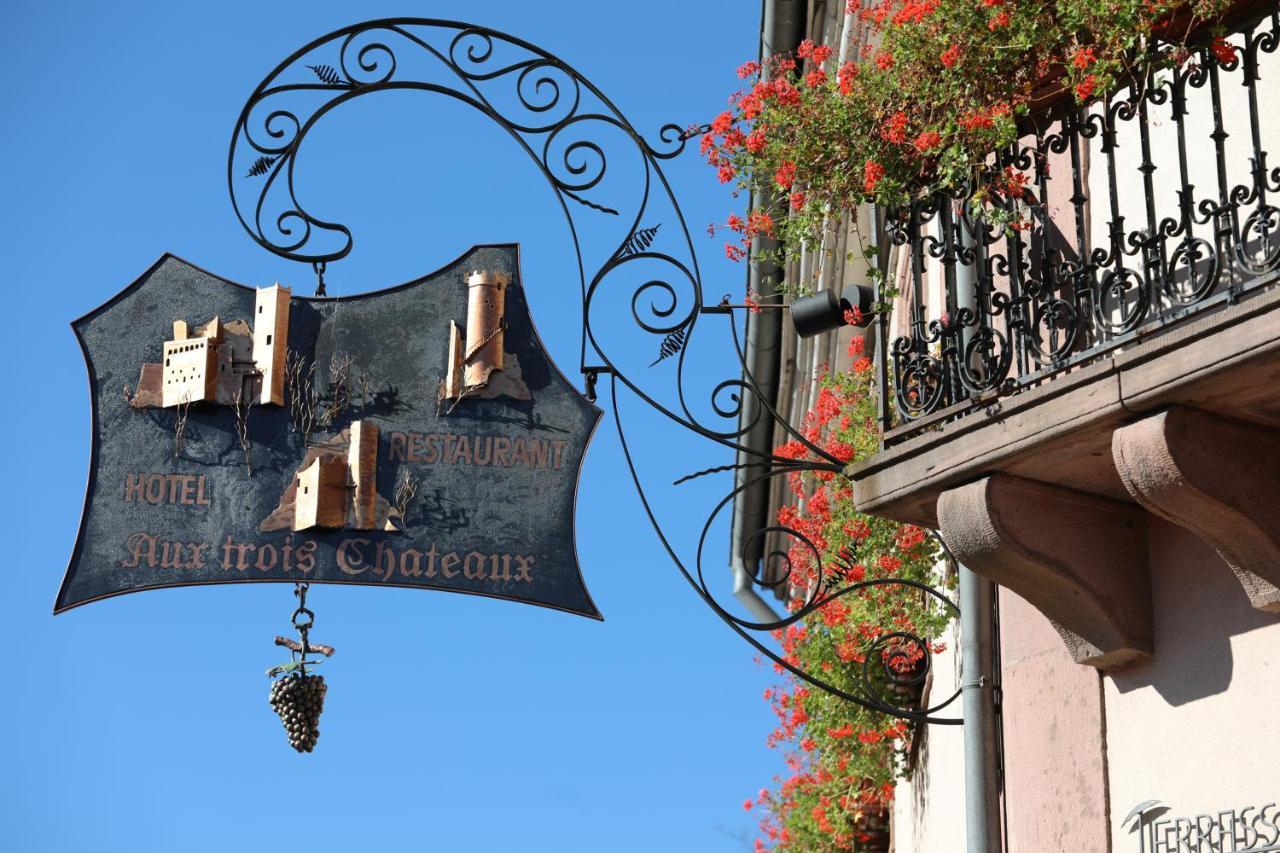 Hotel Restaurant 3 Chateaux Ribeauvillé Buitenkant foto